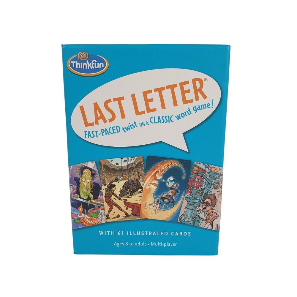 Last Letter Card Game Complete Family Night Think Fun